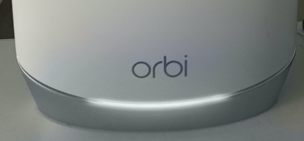 Orbi Satellite Flashing White Light